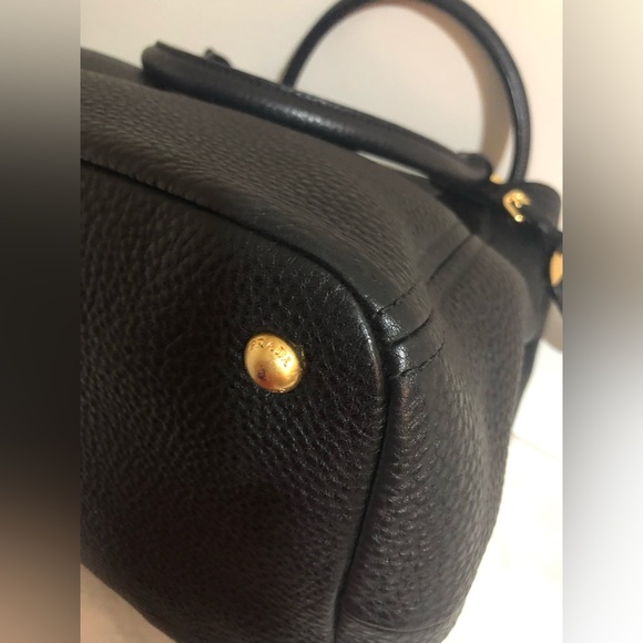 Authentic Black Prada Leather Bag - Picture 9 of 16